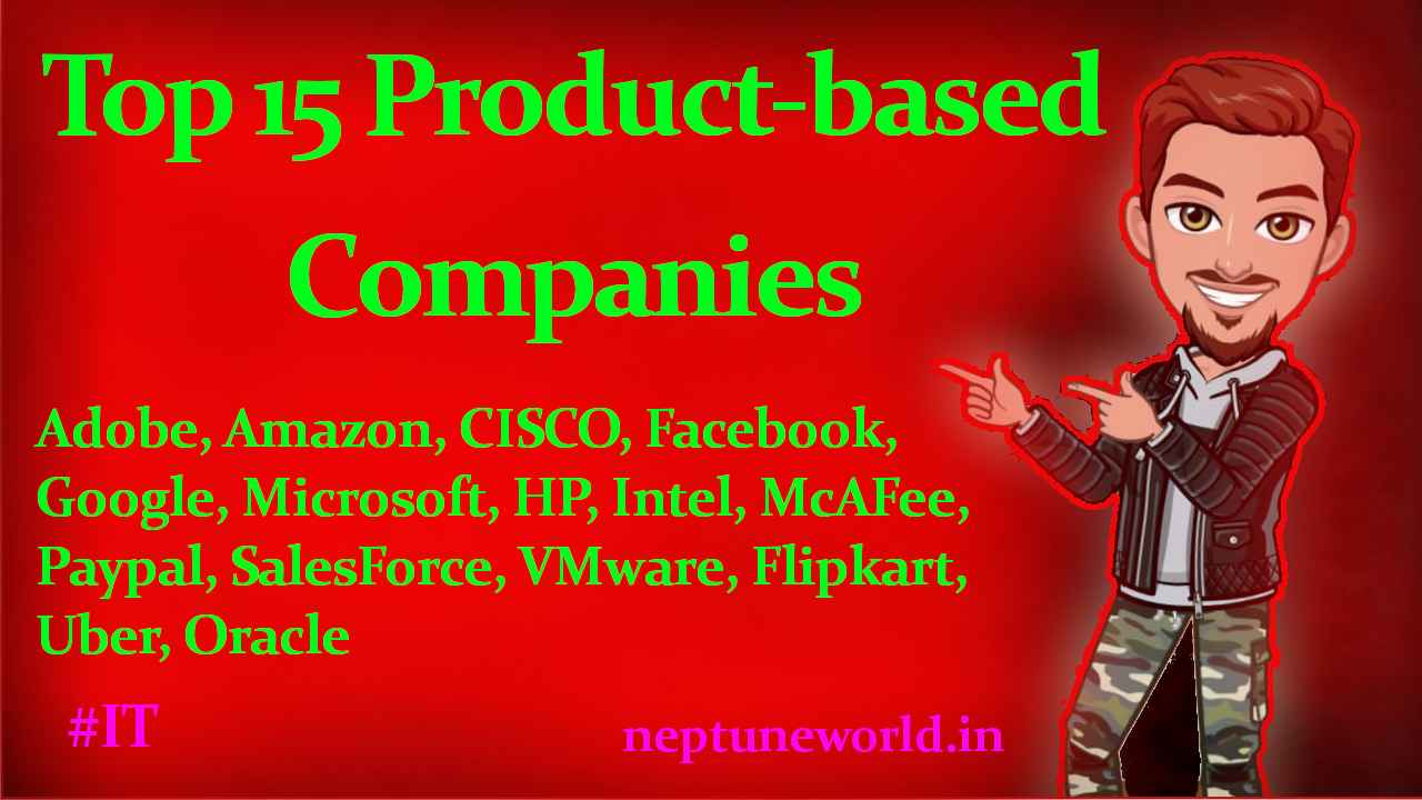 List of Top 15 Product-based Companies In India